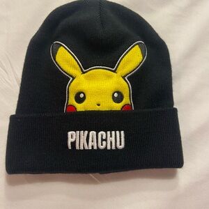 Pokemon Black Pikachu Beanie